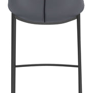 Magnus Barstool (Set of 2) Dark Gray & Black