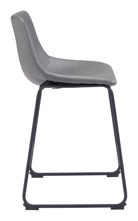 Smart Counter Stool (Set of 2) Charcoal