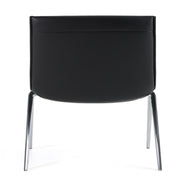 Cedric - Modern Black Vegan Leather Accent Chair - image 3