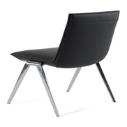 Cedric - Modern Black Vegan Leather Accent Chair - image 4