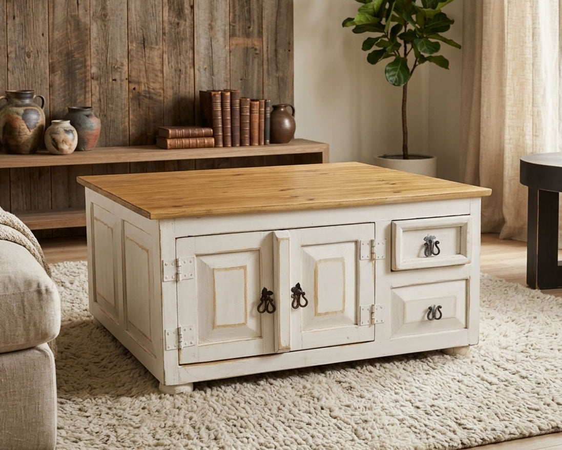Coffee Table Nogal White