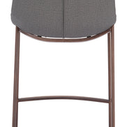 Magnus Counter Stool (Set of 2) Slate Gray & Walnut
