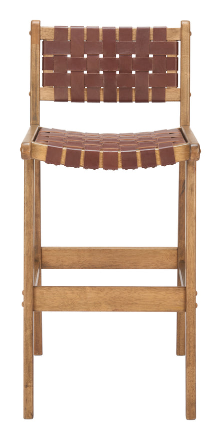 Feder Barstool (Set of 2) Brown
