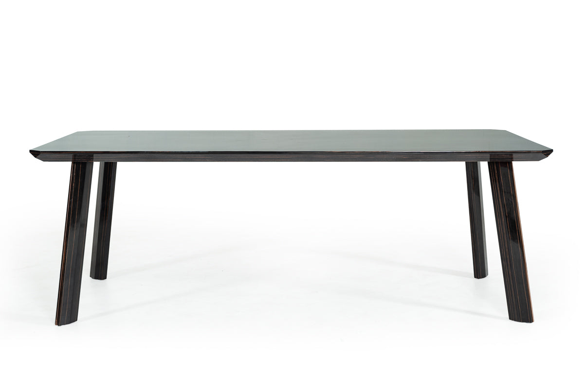 Chadwick Modern Ebony & Rosegold Dining Table - image 5