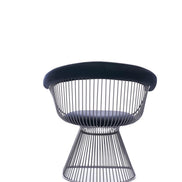 Chandler - Modern Black Velvet & Black Stainless Steel Dining Chair - image 3