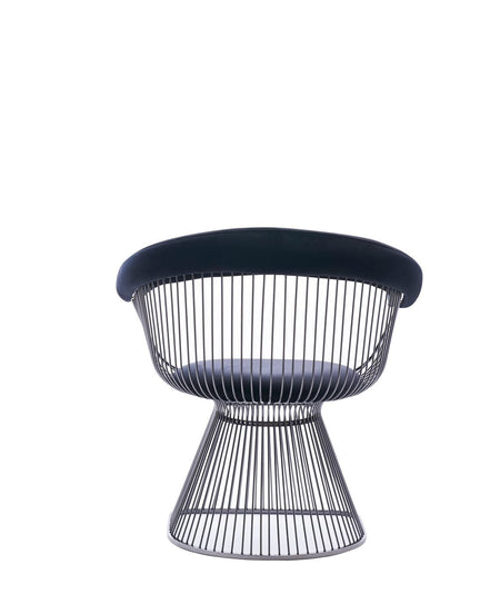 Chandler - Modern Black Velvet & Black Stainless Steel Dining Chair - image 3