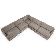 Chantry - Modern Grey Sand Fabric Sectional Sofa