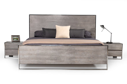 Arlene Modern Grey Elm Nightstand - image 3