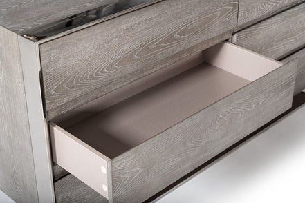 Arlene Modern Grey Elm Dresser - image 4