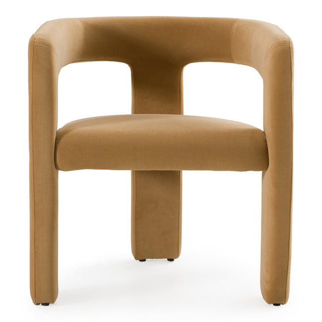 Cherish - Modern Tan Fabric Dining Chair