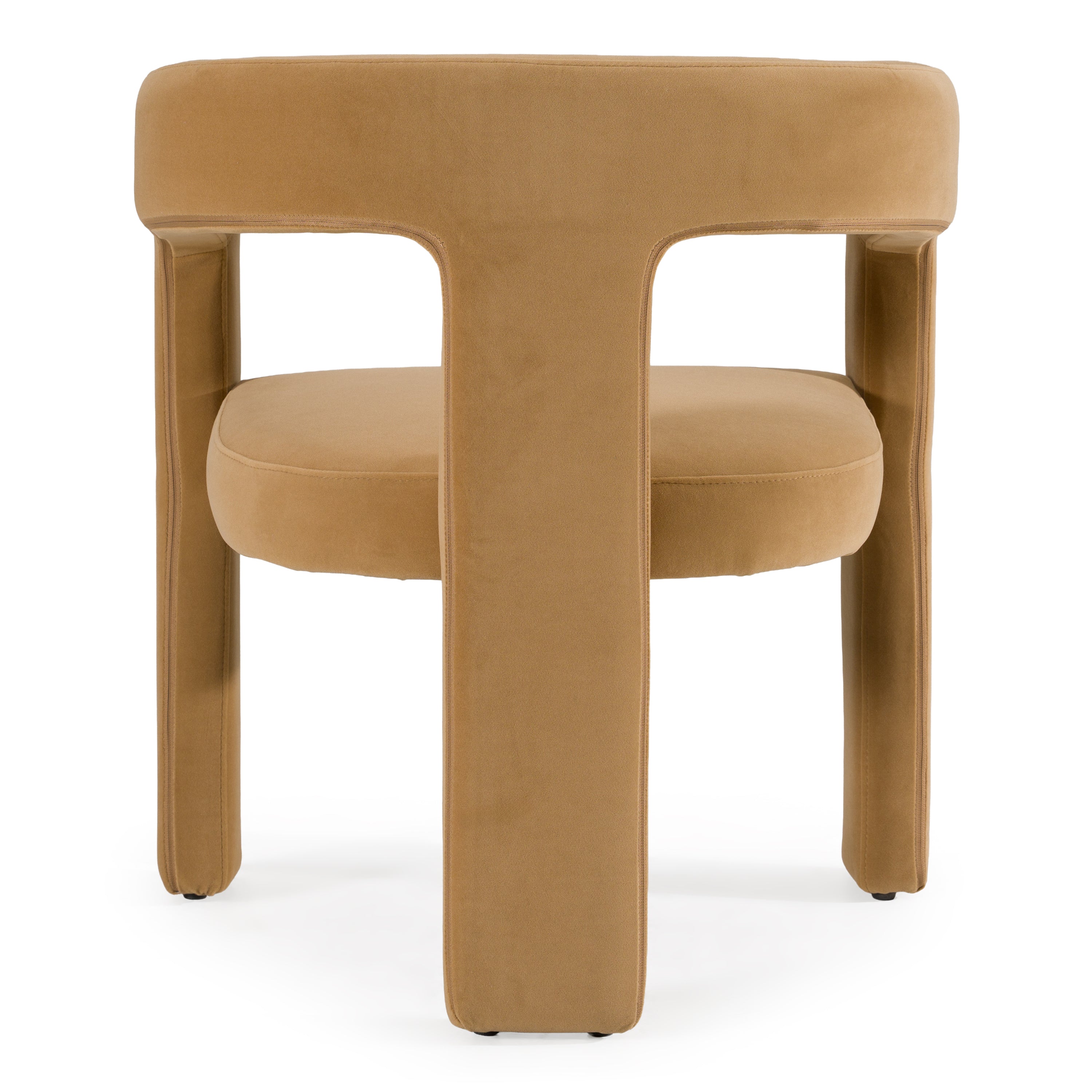 Cherish - Modern Tan Fabric Dining Chair - image 4