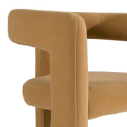 Cherish - Modern Tan Fabric Dining Chair - image 5