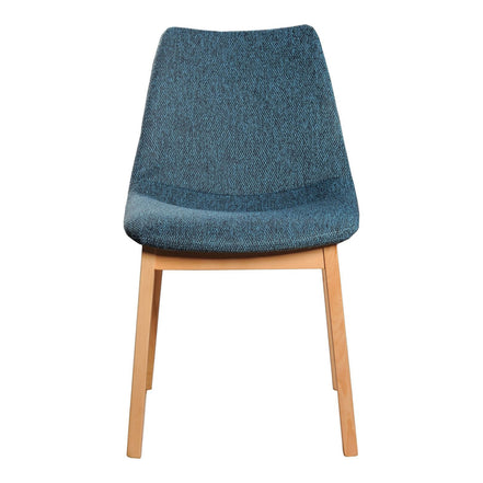 Chrissy - Modern Blue Fabric Dining Chair (Set of 2) - image 5