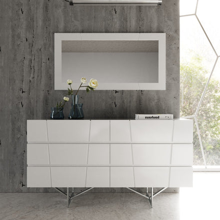 Chrysler Modern White Dresser - image 4