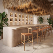 Bandani Barstool Tan