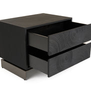 Cirque - Modern Black Ash Nightstand - image 4