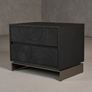 Cirque - Modern Black Ash Nightstand - image 5