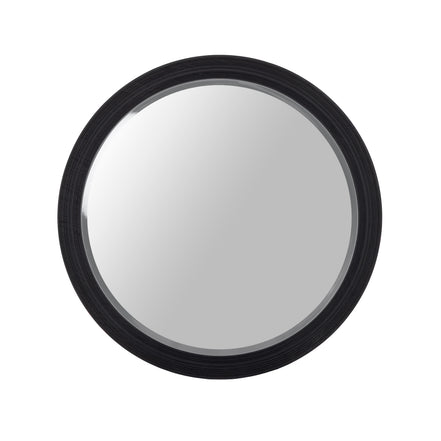 Cirque - Modern Black Ash Round Mirror - image 2