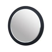 Cirque - Modern Black Ash Round Mirror - image 3