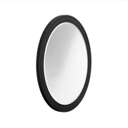 Cirque - Modern Black Ash Round Mirror - image 4