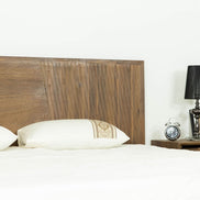 Claire - Eastern King Contemporary Walnut Bed