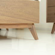 Claire - Eastern King Contemporary Walnut Bed - image 2