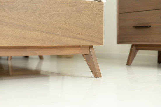 Claire - Eastern King Contemporary Walnut Bed - image 2