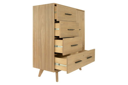 Claire - Contemporary Walnut Chest - image 5