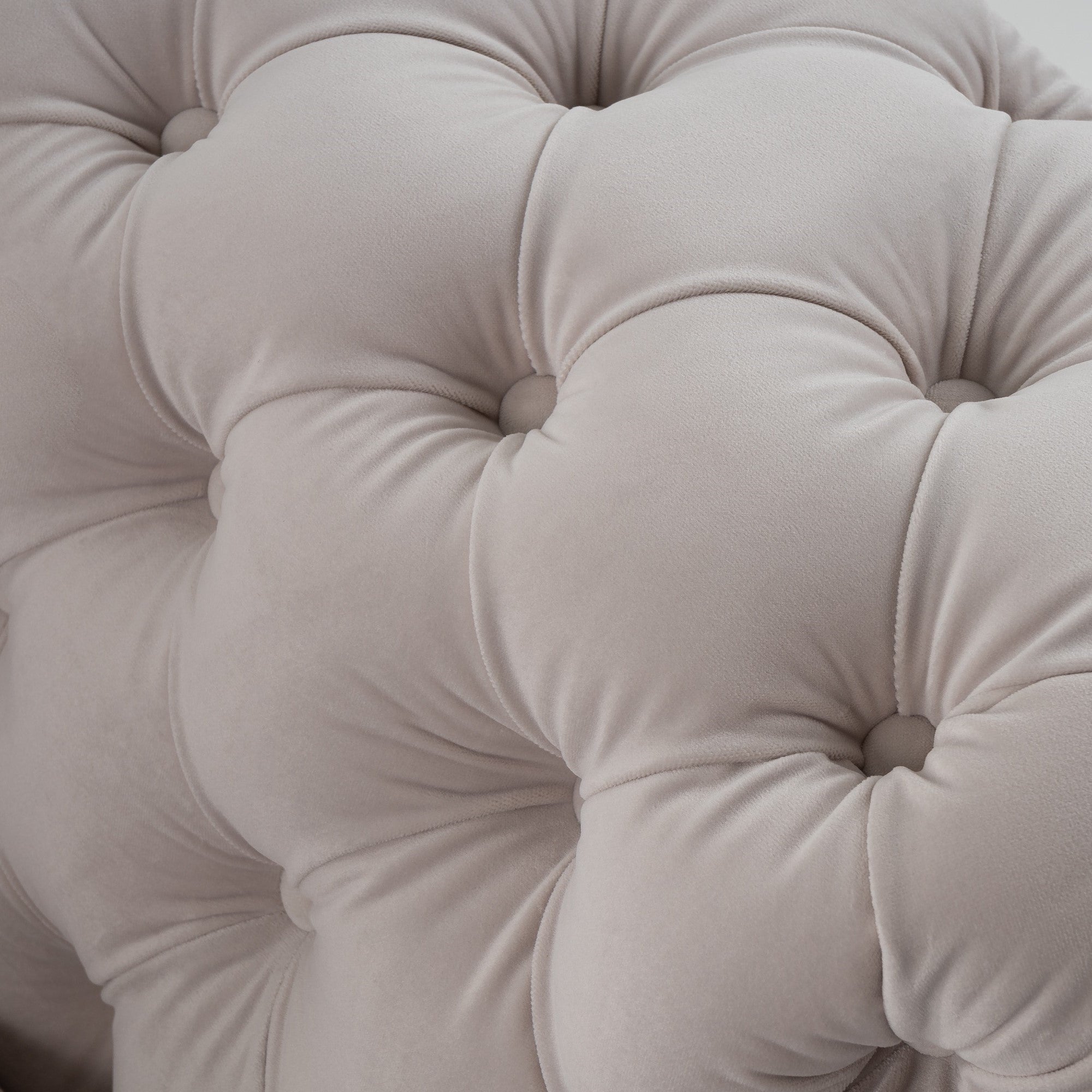 Clarice - Transitional Light Beige Velvet Chair - image 5