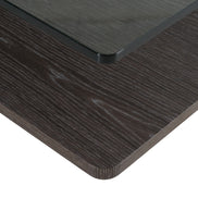 Clarion Modern Grey Elm & Glass Coffee Table - image 2
