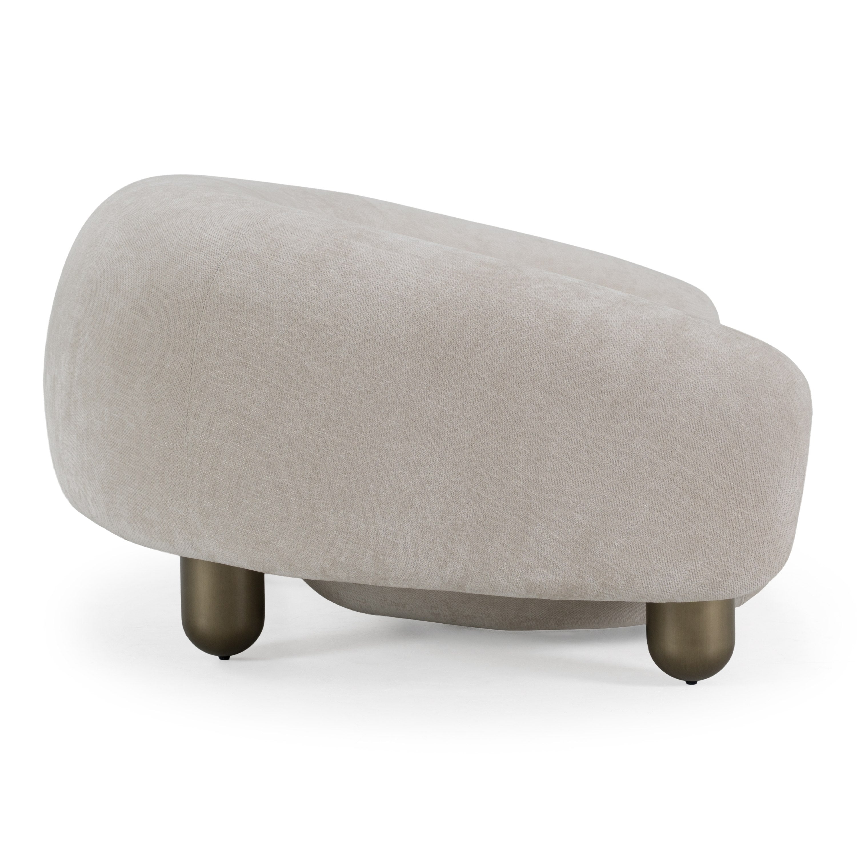 Clarity - Contemporary Light Grey Fabric Accent Chair - image 2