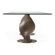 Cleveland - Contemporary Glass and Grey Ash Dining Table - image 5