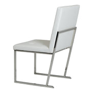 Click - Modern White Leatherette Dining Chair (Set of 2) - image 5
