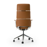 Clyne - Modern Camel Vegan Leather Executive Office Chair - image 3