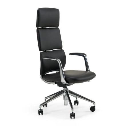 Clyne - Modern Black Vegan Leather Executive Office Chair