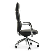 Clyne - Modern Black Vegan Leather Executive Office Chair - image 2