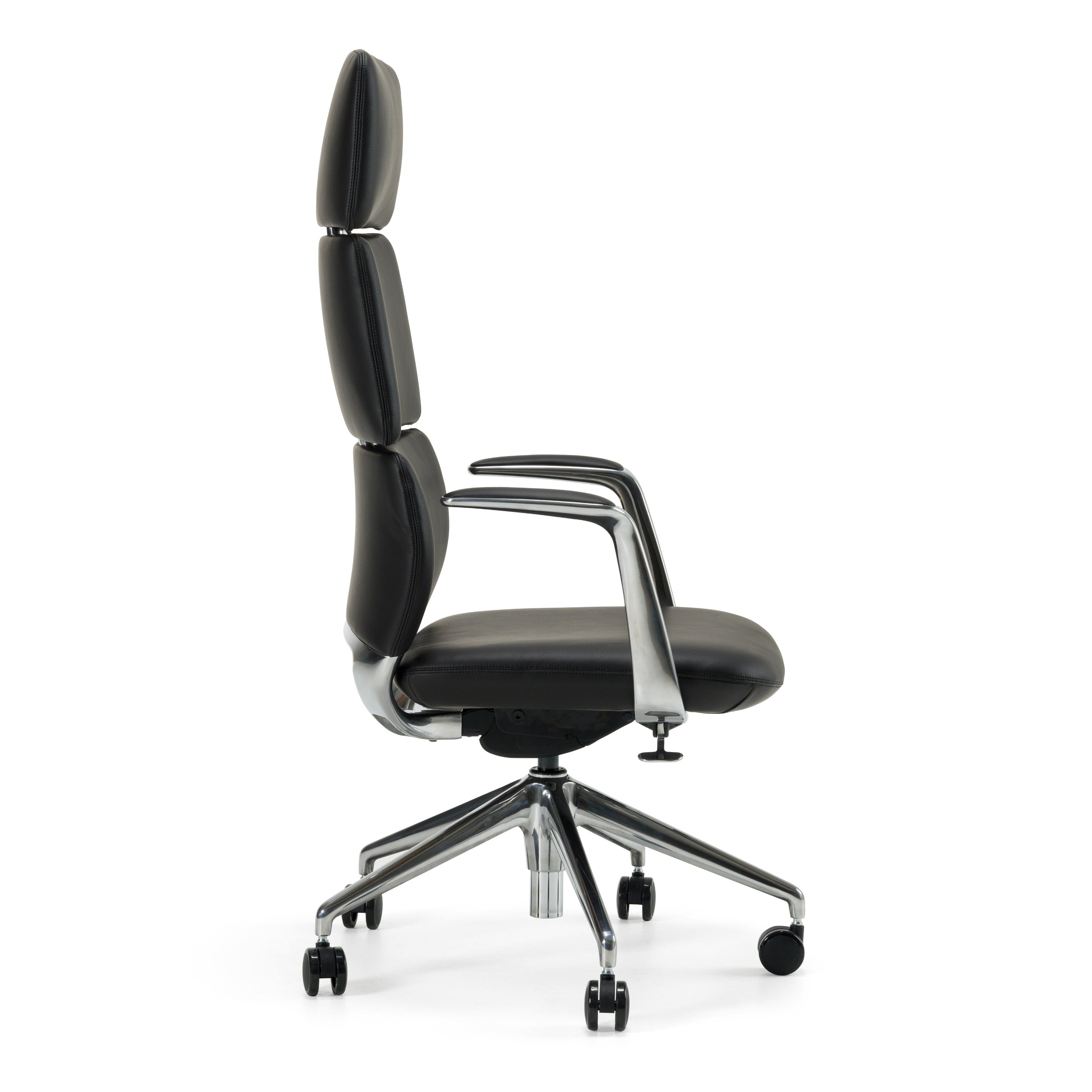 Clyne - Modern Black Vegan Leather Executive Office Chair - image 2