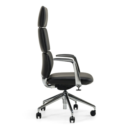 Clyne - Modern Black Vegan Leather Executive Office Chair - image 2
