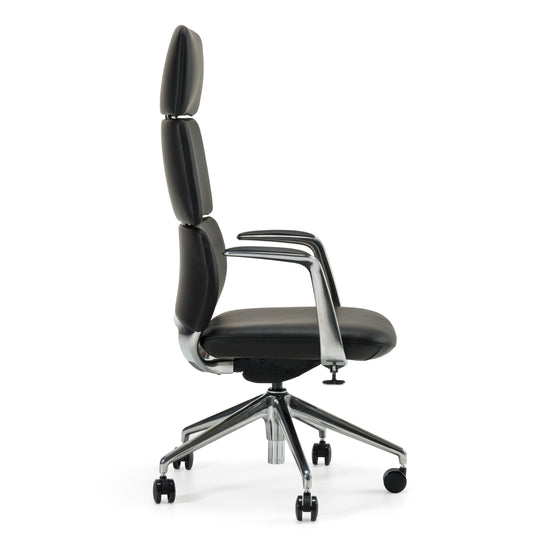 Clyne - Modern Black Vegan Leather Executive Office Chair - image 2