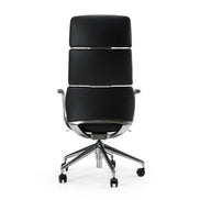 Clyne - Modern Black Vegan Leather Executive Office Chair - image 3