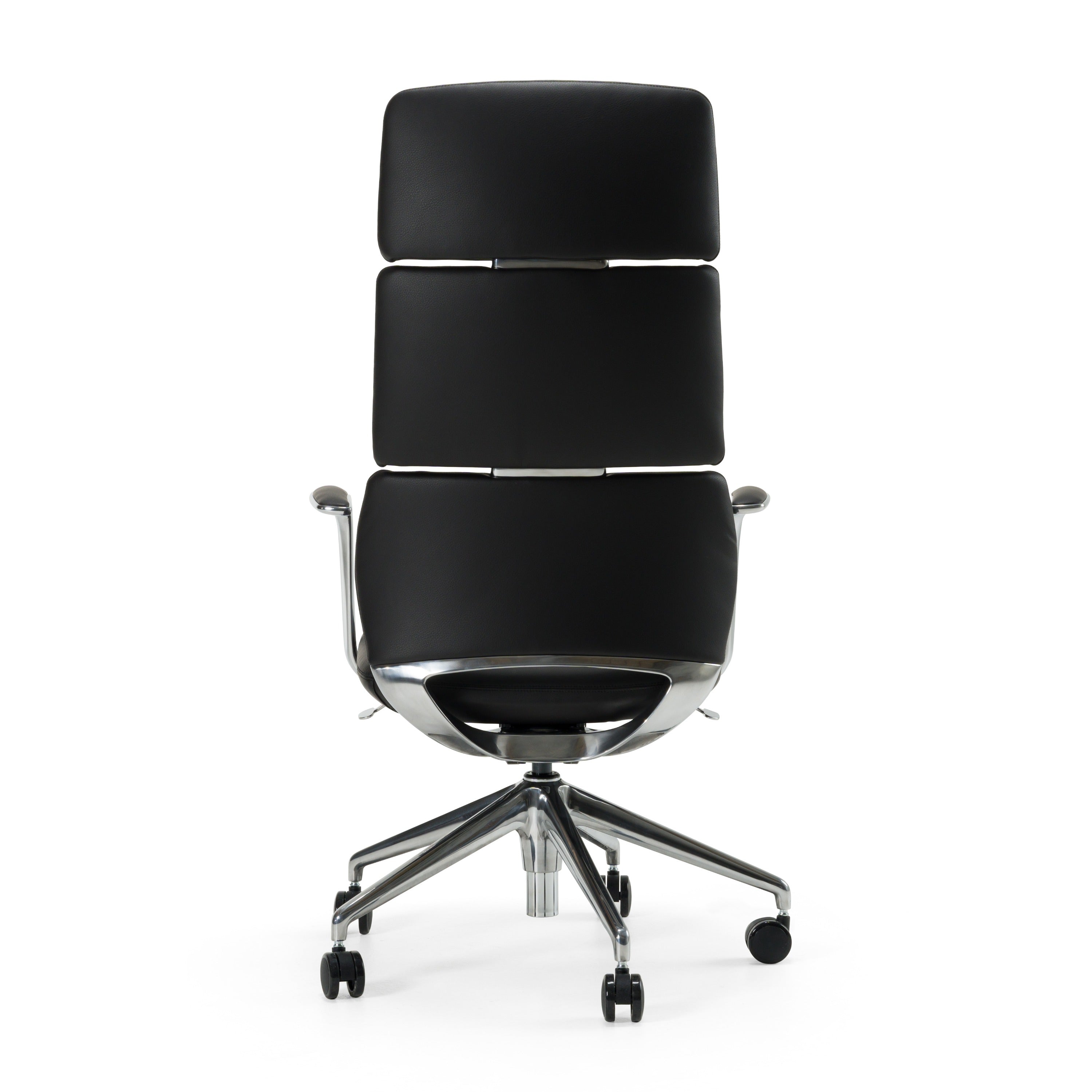 Clyne - Modern Black Vegan Leather Executive Office Chair - image 3