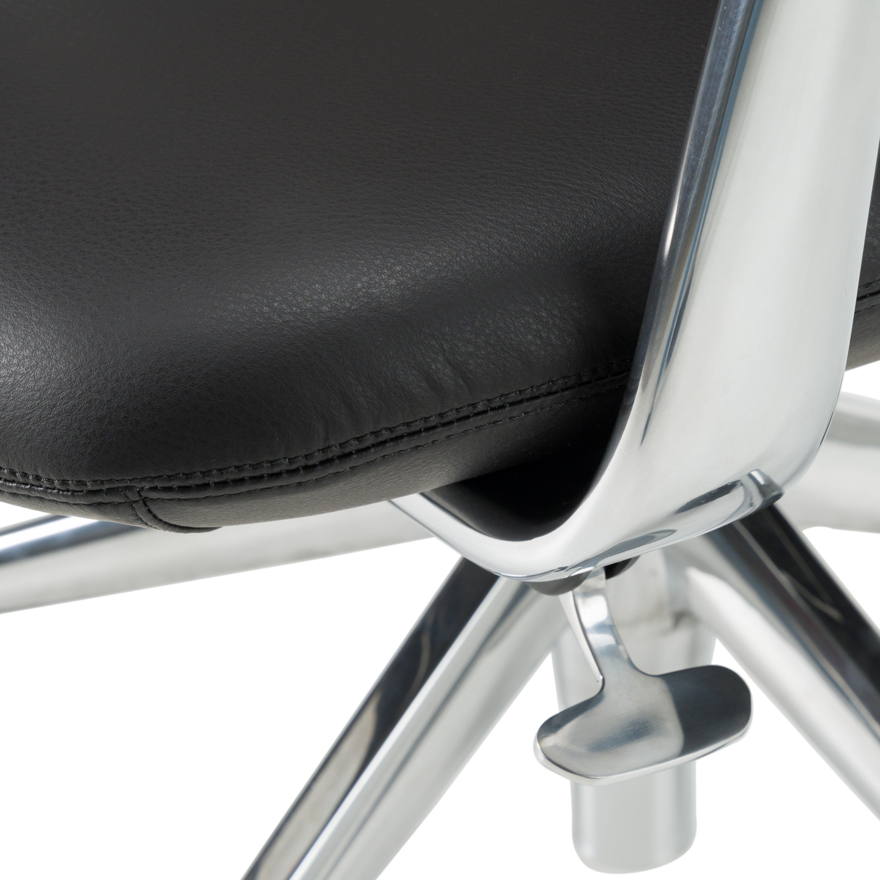 Clyne - Modern Black Vegan Leather Executive Office Chair - image 4