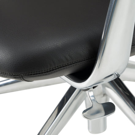 Clyne - Modern Black Vegan Leather Executive Office Chair - image 4