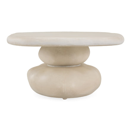 Coates - Modern Beige Fiberform Coffee Table - image 2