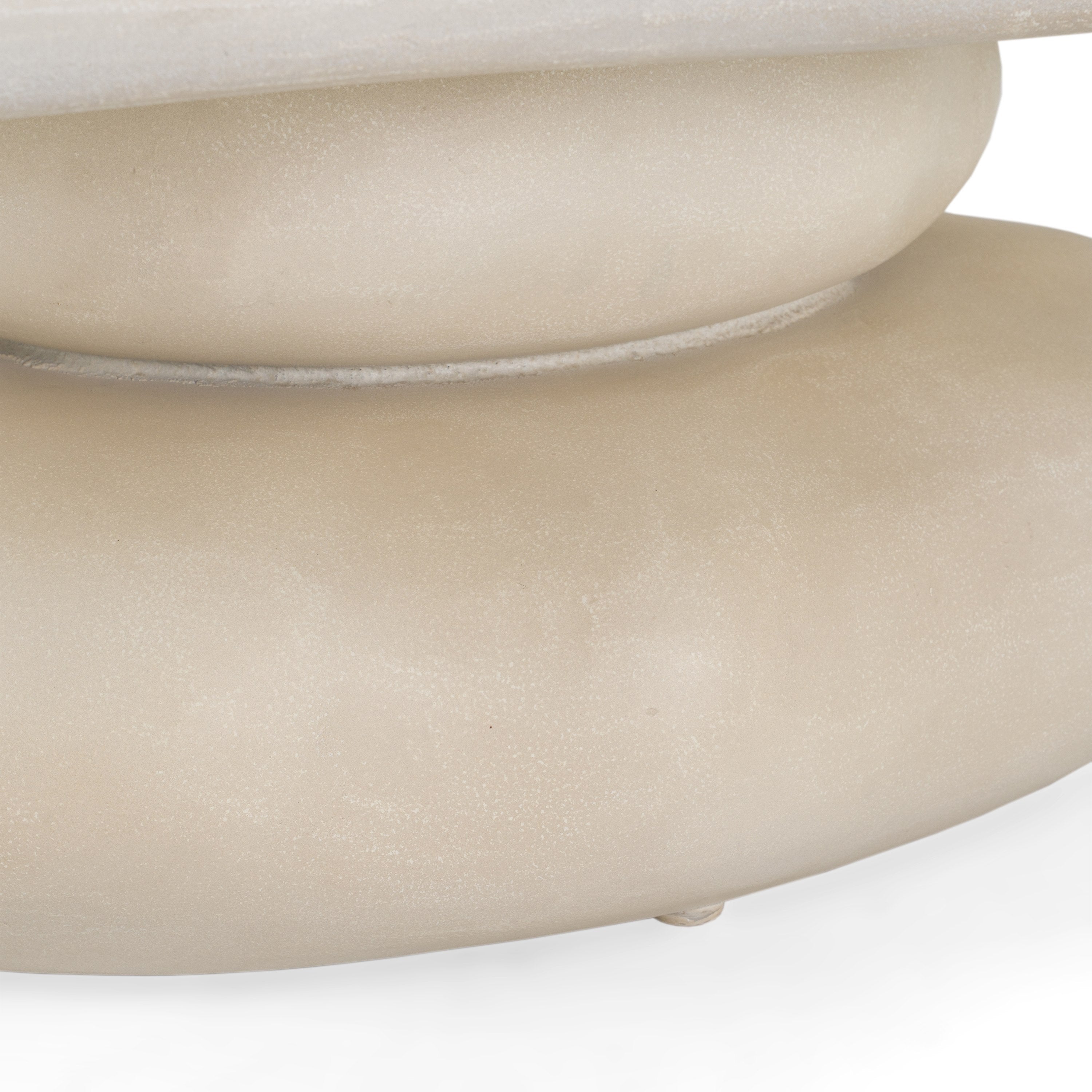 Coates - Modern Beige Fiberform Coffee Table - image 3
