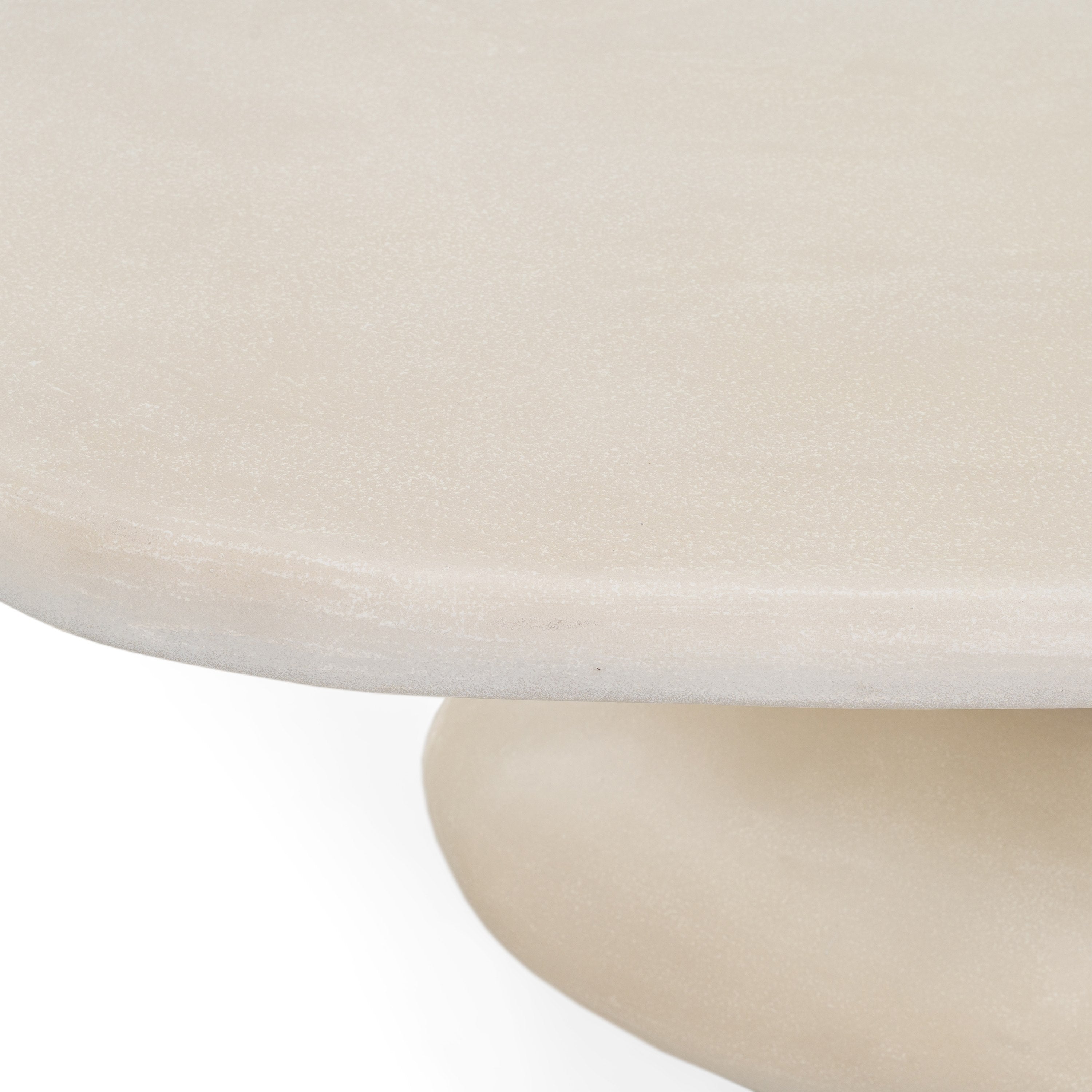 Coates - Modern Beige Fiberform Coffee Table - image 4