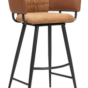 Juno Barstool (Set of 2) Brown