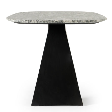 Colbert - Modern Black & White Marble Dining Table - image 3