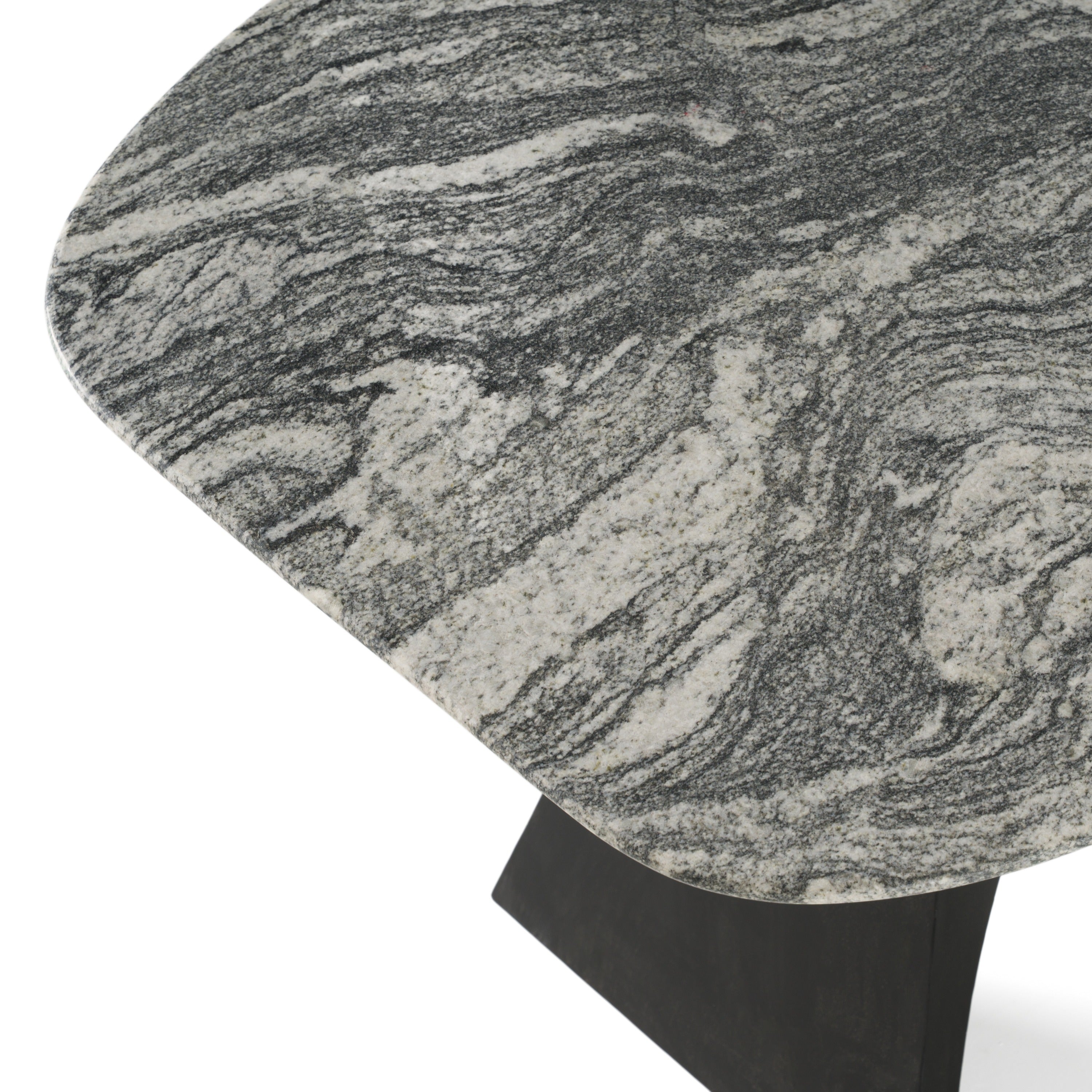 Colbert - Modern Black & White Marble Dining Table - image 5