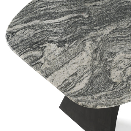 Colbert - Modern Black & White Marble Dining Table - image 5